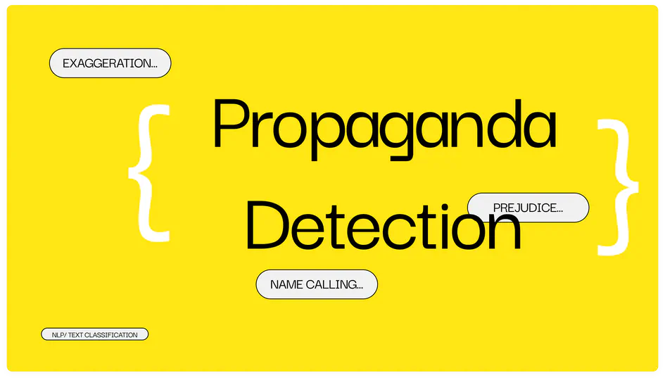 Propaganda Detection and Categorisation